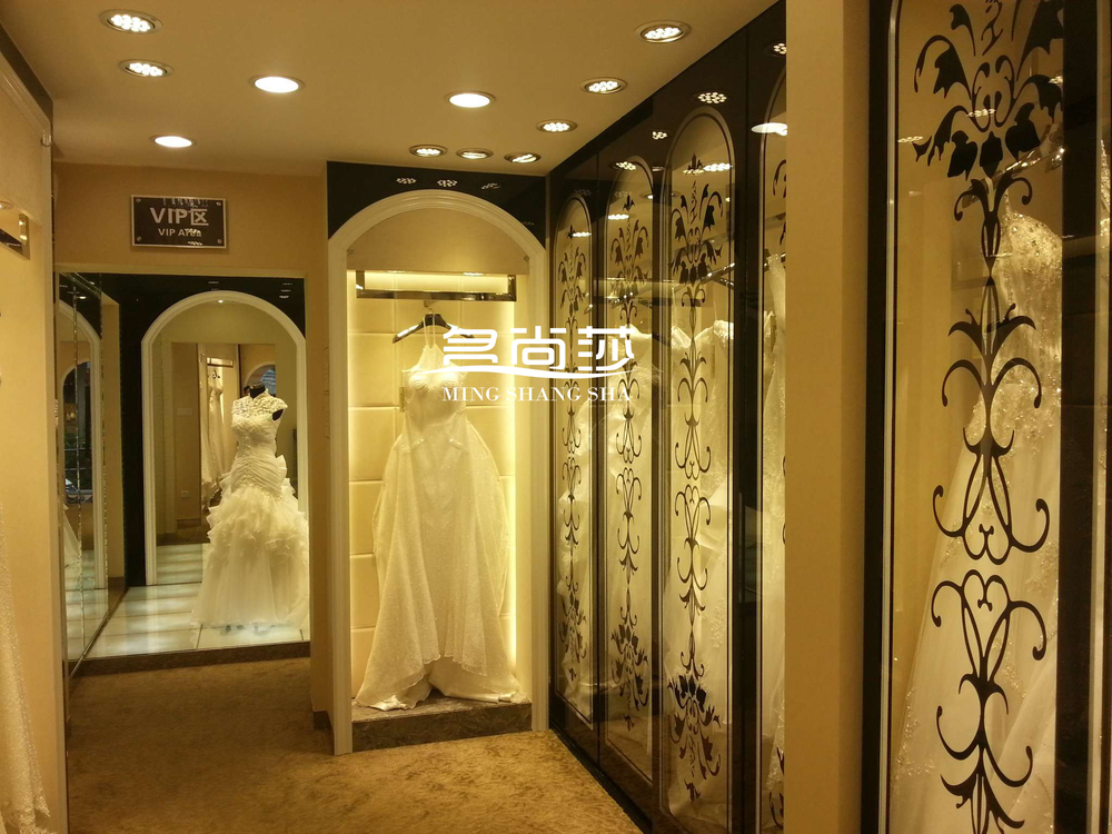 婚纱店装修效果图_50平米婚纱店装修(2)